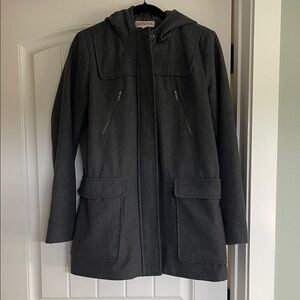 Merona Charcoal Jacket with Hood